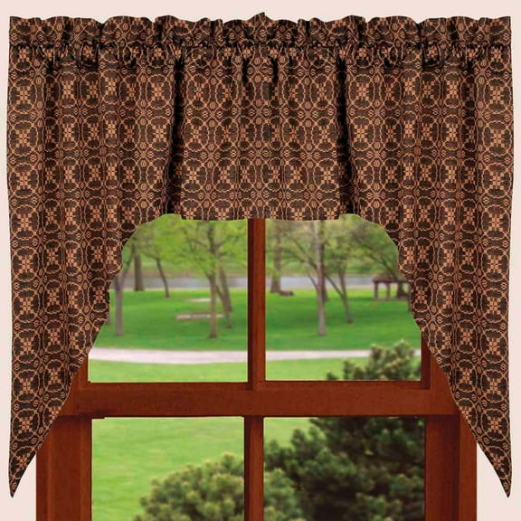 Marshfield Jacquard Swags Red or Black