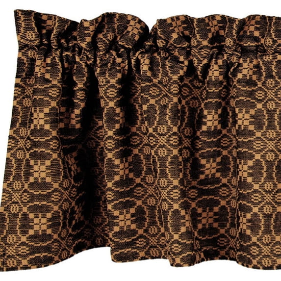 Marshfield Jacquard Valance Red or Black