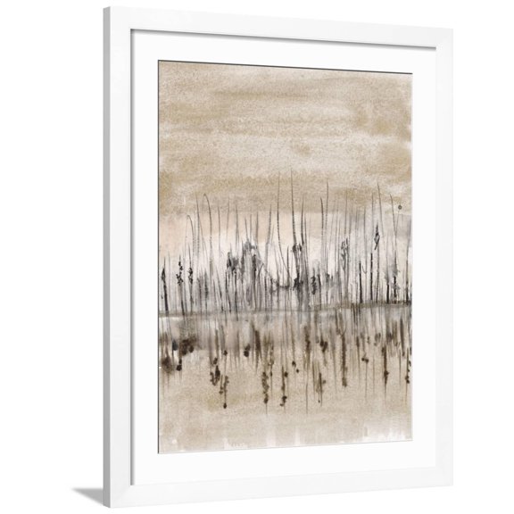 Art.com Marshline Reflection I Art Print by Jennifer Goldberger, White Frame Wall Art, 32" x 40"