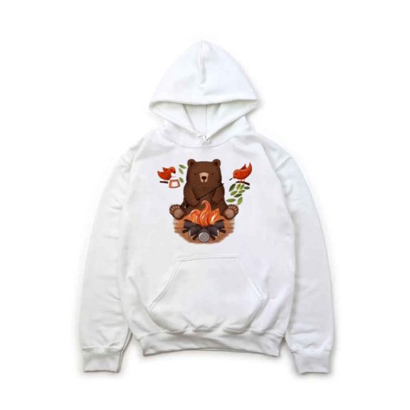 Marshmallow Bear Cute Soft Foodie Cozy Cartoon Humor T-Shirt , Hoodie , Sweatshirt, for men & women, up to size 5XL.