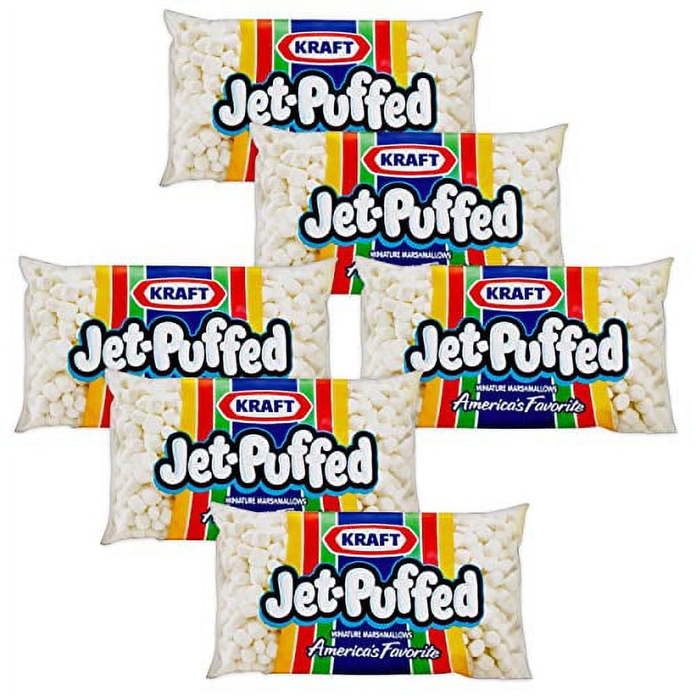 Marshmallow Bits 6 Pack Bulk Bundle Jet Puffed ature Mallow (60 Oz
