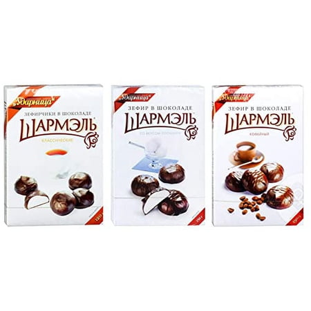 Marshmallow Covered 3 Flavour "Sharmel" Zefir Sharmel In
