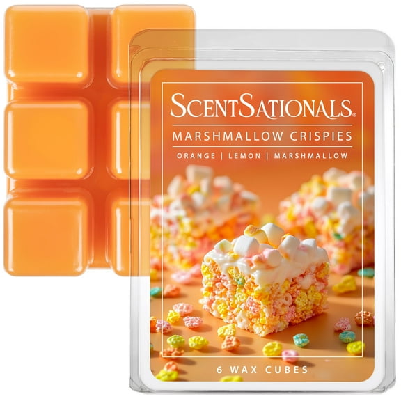 Scentsationals Marshmallow Crispies Wax Melts 2.5oz (6-Cubes)