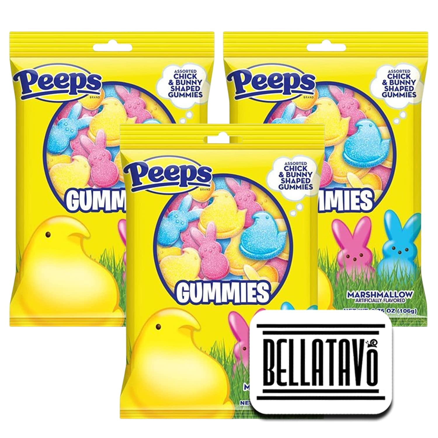 Marshmallow Flavored Easter Gummy Candy Bundle. Includes Three3.75 Oz