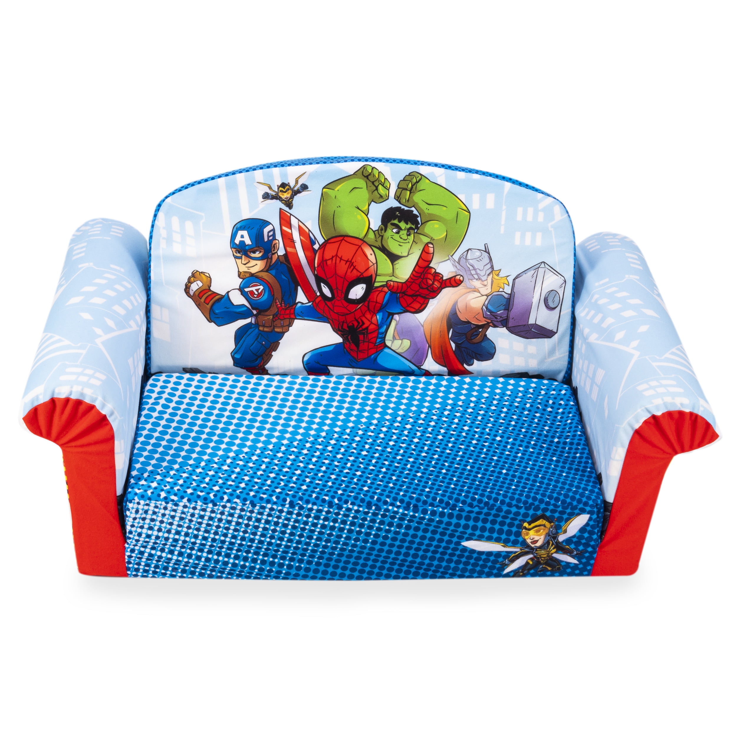 Avengers flip top out sofa