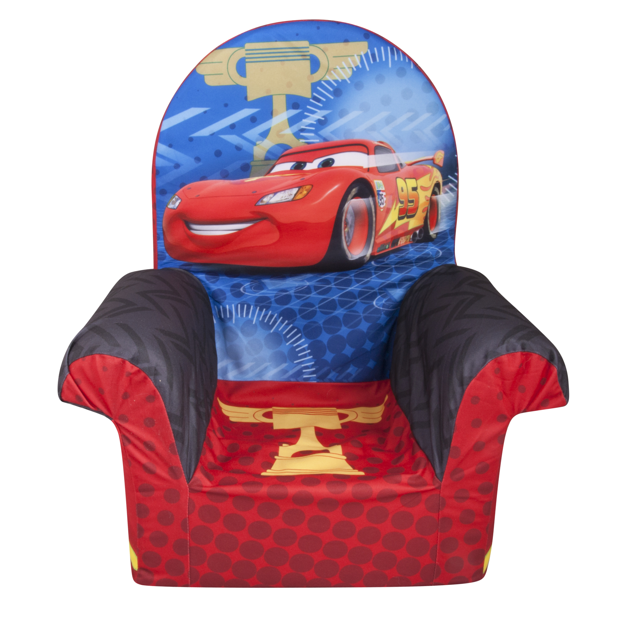 Marshmallow Furniture, Children's Foam High Back Chair, Disney/Pixar Cars 2 High Back Chair - image 1 of 4
