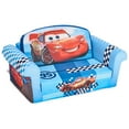 thumbnail image 1 of Marshmallow Furniture Kids 2-in-1 Flip Open Foam Compressed Sofa Bed, Cars, 1 of 7