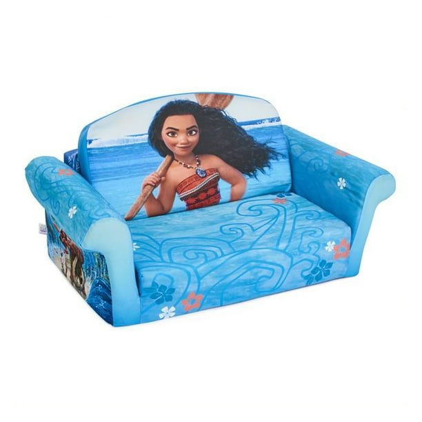 Marshmallow Furniture Moana Toddler Couch, Kids 2-in-1