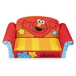 Marshmallow furniture children's 2 in 1 flip 2025 open foam sofa dreamworks trolls flip open sofa