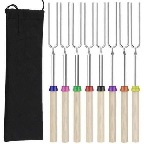 Marshmallow Roasting Sticks, Safe For Kids with Extendable Design, Camping Gear for Memories