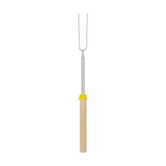 Marshmallow Roasting Sticks, Telescoping Smores Skewers, Stainless Steel Campfire Forks, Extendable Hot Dog Roaster, Barbecue Cooking Sticks for Campfire Bonfire Grill Hot Dog Smores, 12-15Inch