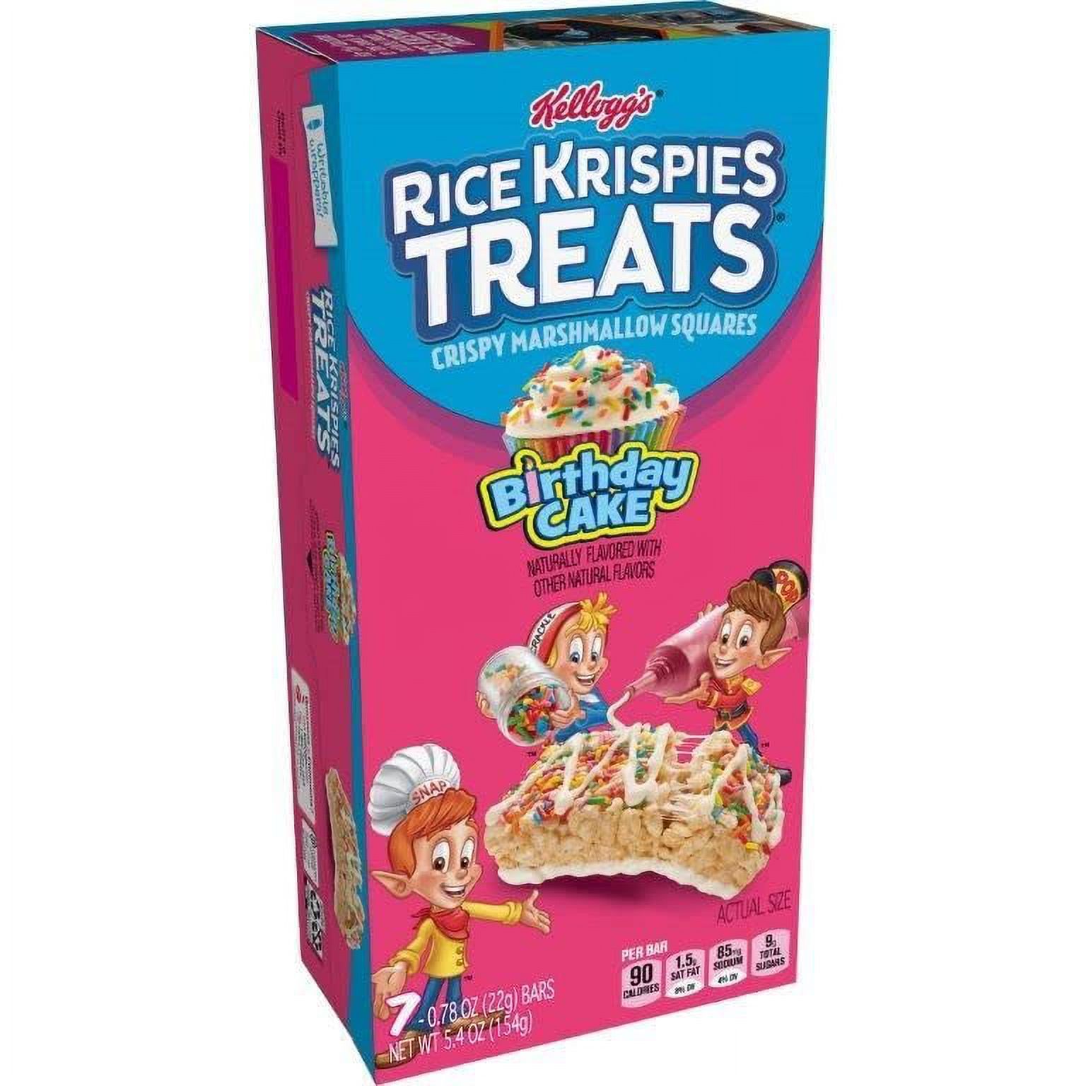 Marshmallow Snack Bars, Kids Snacks, Lunch Snacks, Birthday Cake, 5.4Oz