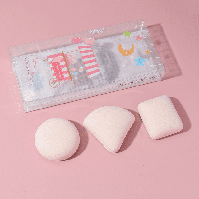 Marshmallow powder puff does not eat powder air cushion powder