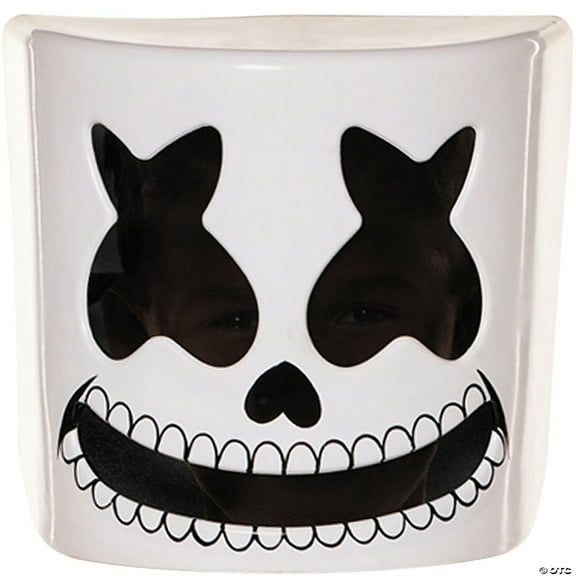 Marshmello Skeleton Adult Half Mask