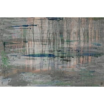 "Marshy Reflection" Painting Print on Wrapped Canvas