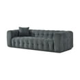 thumbnail image 1 of Marsi Luxry Modern Chesterfield Gray French Boucle Fabric Couch, 1 of 6