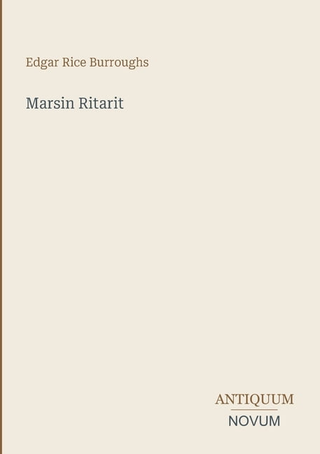 Marsin Ritarit, (Paperback)