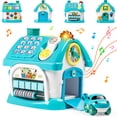 thumbnail image 1 of Marstone Baby Toys for 1 2 3 Year Old, Toddler Toys Age 1-2, 6-in-1 Montessori Toys House with Sound/Lights/Music/Clock/Telephone/Car, 1 of 7