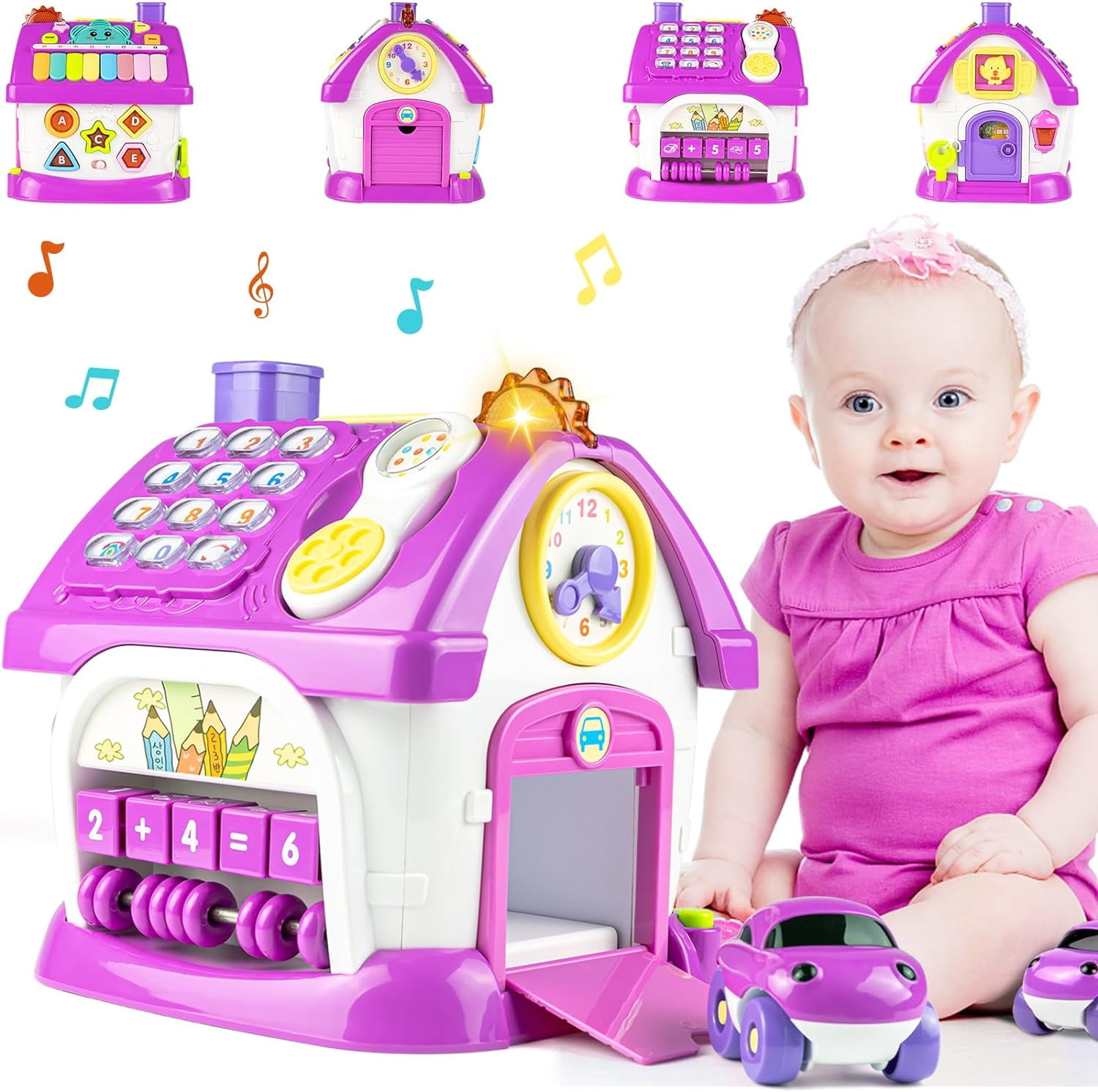 Marstone Toys for 1 2 Year Old Girl Gifts, Montessori Toddler Toys 8 in