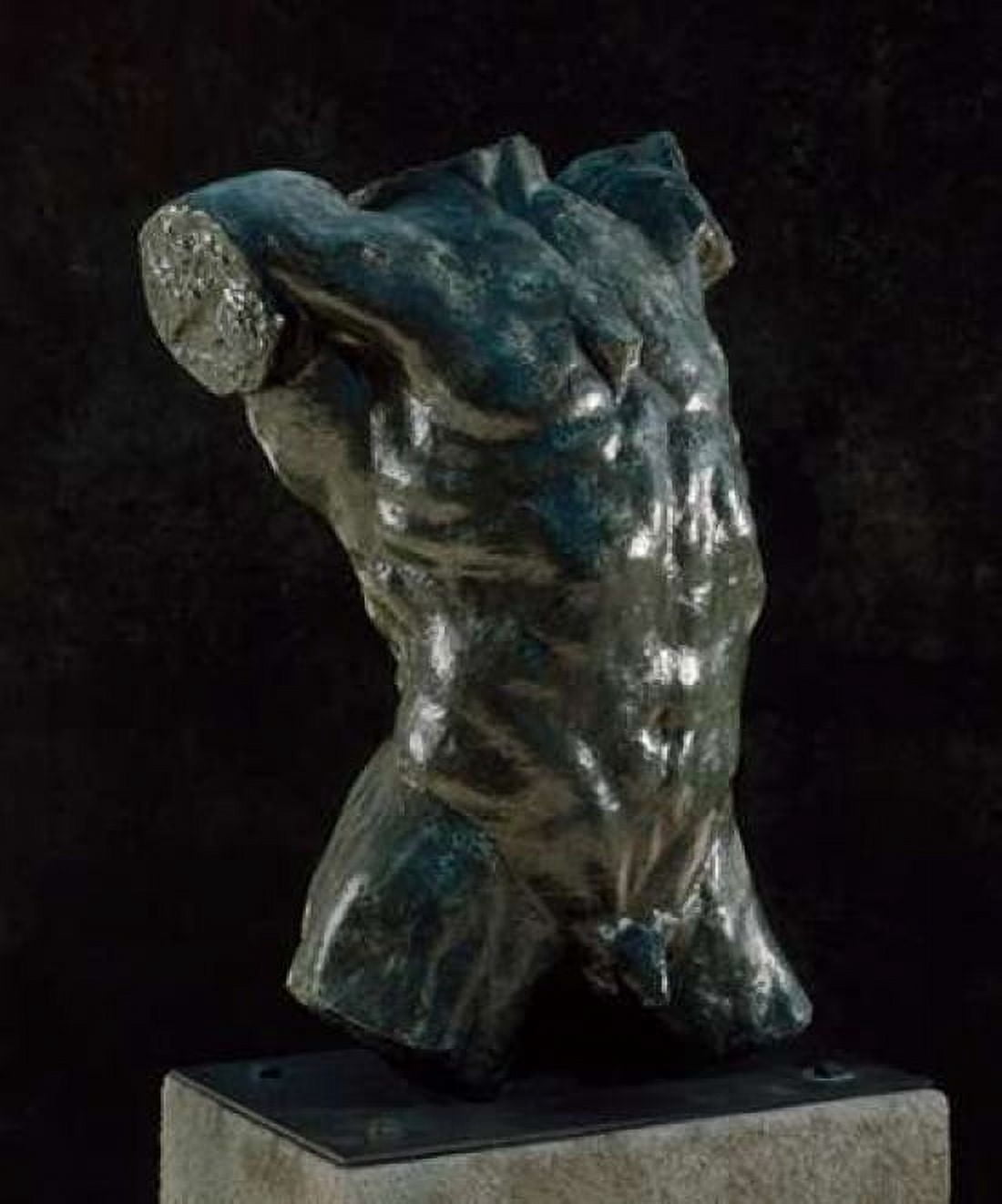Marsyas - Torso of The Falling Man ca 1882-1889 Canvas Art - Auguste Rodin (24 x 30)