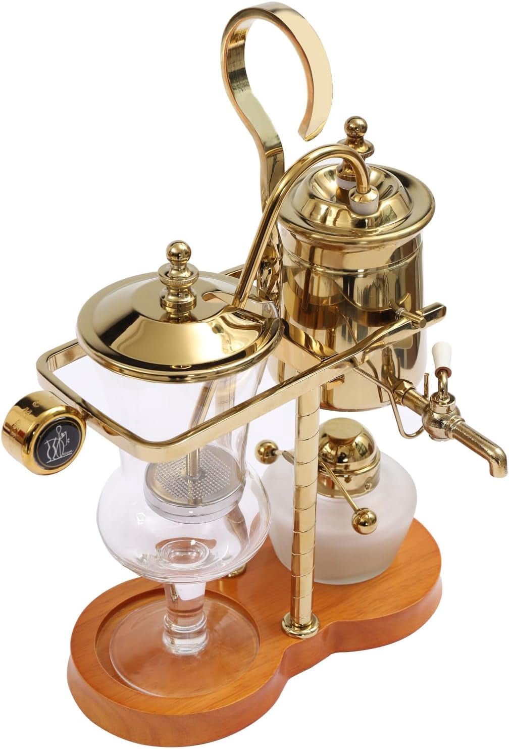 Marsyyds Siphon Coffee Maker Kit, 400MLBelgian/Belgium Family Balance Syphon Coffee Maker 15Oz Gravity Vintage Manual Free-Standing Caffeic Machine for Offices Bars Restaurants & Lounge Bars