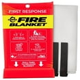 thumbnail image 1 of Mart Cobra Emergency Fire Blanket - 1 Pack -Fiberglass Fire Blanket for Home and Kitchen 40"x40", 1 of 8