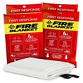 thumbnail image 1 of Mart Cobra Emergency Fire Blanket - 4 Pack -Fiberglass Fire Blanket for Home and Kitchen 40"x40", 1 of 7