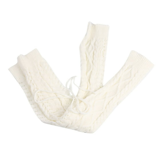 Mart Women's Leg Warmers Thermal Acrylic Winter Sleeve Lady Adult Leg Sets Pile Of Socks Autumn And Autumn Keep Warm Sock Knitting Foot Coverv Leg Warmers Outfit Female