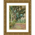 thumbnail image 1 of Martín Malharro 17x24 Gold Ornate Framed and Double Matted Museum Art Print Titled - Landscape (1907), 1 of 4