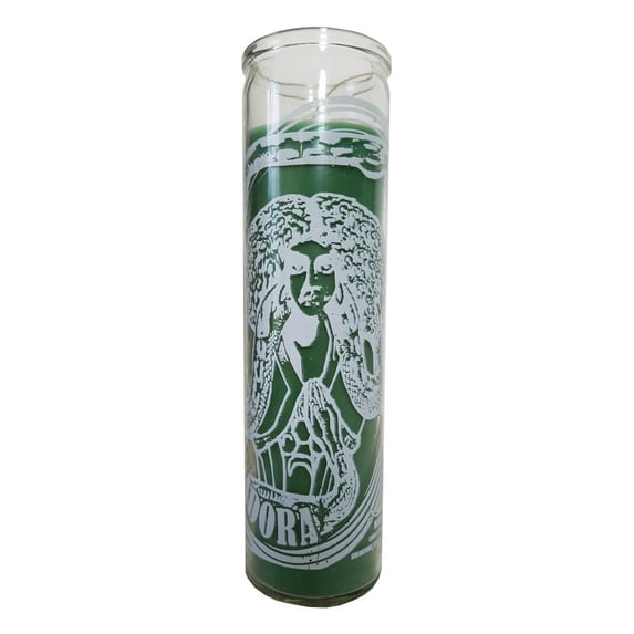 Marta Dominadora Green Pillar Candle