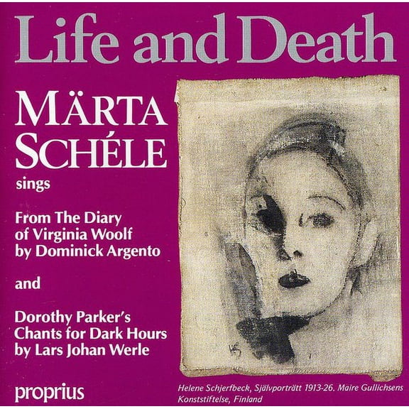 Marta Schele - Life and Death - Music & Performance - CD