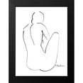 thumbnail image 1 of Marteau, Frederique 12x14 Black Modern Framed Museum Art Print Titled - Aurely, 1 of 4
