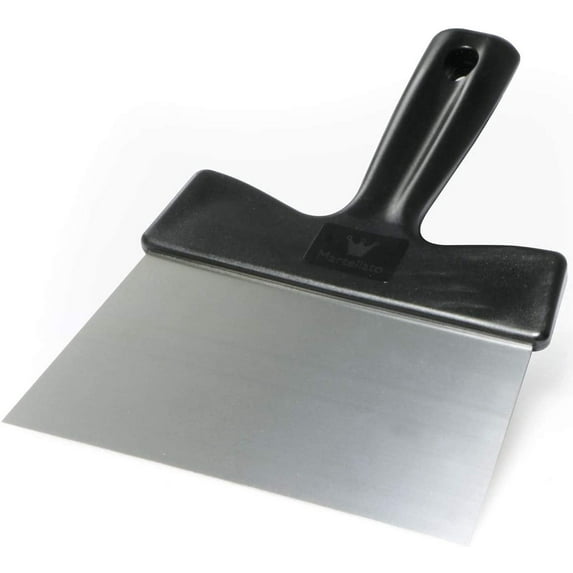 Martellato 50RAS5 Professional Chocolate Scraper with Blade Size 5.7 Inch Left to Right x 3.1 Inch Top to Bottom Blade Size