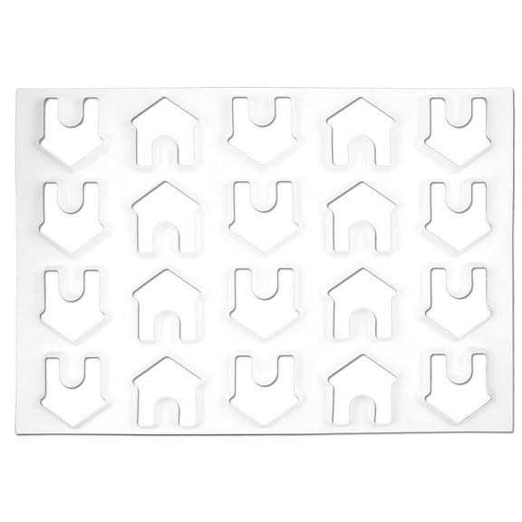 Martellato Cookie-Cutter Sheet, Dog House 3 Inch x 3 Inch x 5/8 Inch High