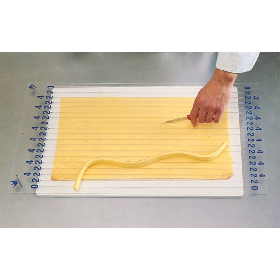 Martellato GD2/4 Special Stipes Cut Grill, 2/4 cm, Plastic, Transparent