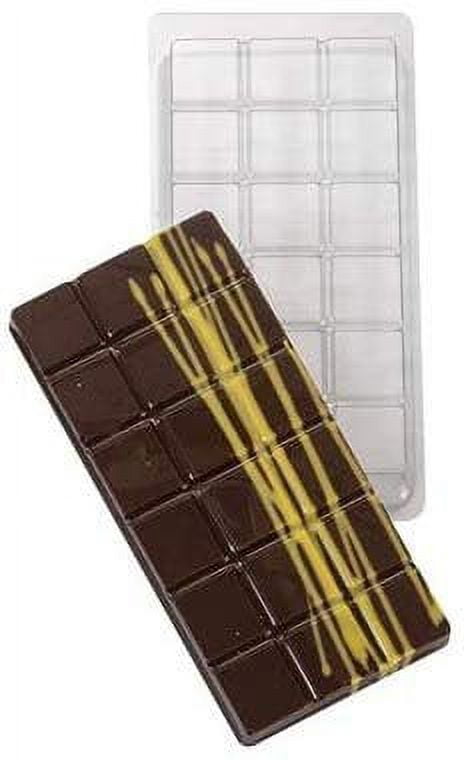 Martellato Light-Choco-Bar 18-Section-Tablet Chocolate Mold Millimeters x  Millimeters, Pack of 5 110mm x 50mm 