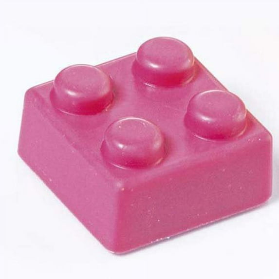 Martellato MA1020 Polycarbonate Chocolate Mold, Lego Piece 25mm x 25mm x 18mm High, 28 Cavities