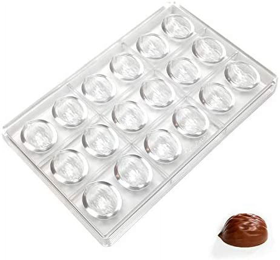 Chocolate Candy Mold, 18 Holes Mini Clear Polycarbonate Chocolate Mold  Transparent Jelly Candy Mold Flower Shaped Plastic Handmade Chocolate  Making Mold DIY Candy Mold - by Viemira 