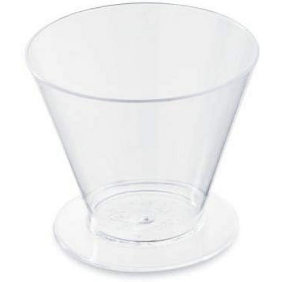Martellato PMOCO001 100 Piece Cone Shape Glass, 70 ml, Plastic, Transparent