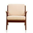 thumbnail image 1 of Manhattan Comfort Martelle Fabric Accent Chair in Cream/Amber, 1 of 4