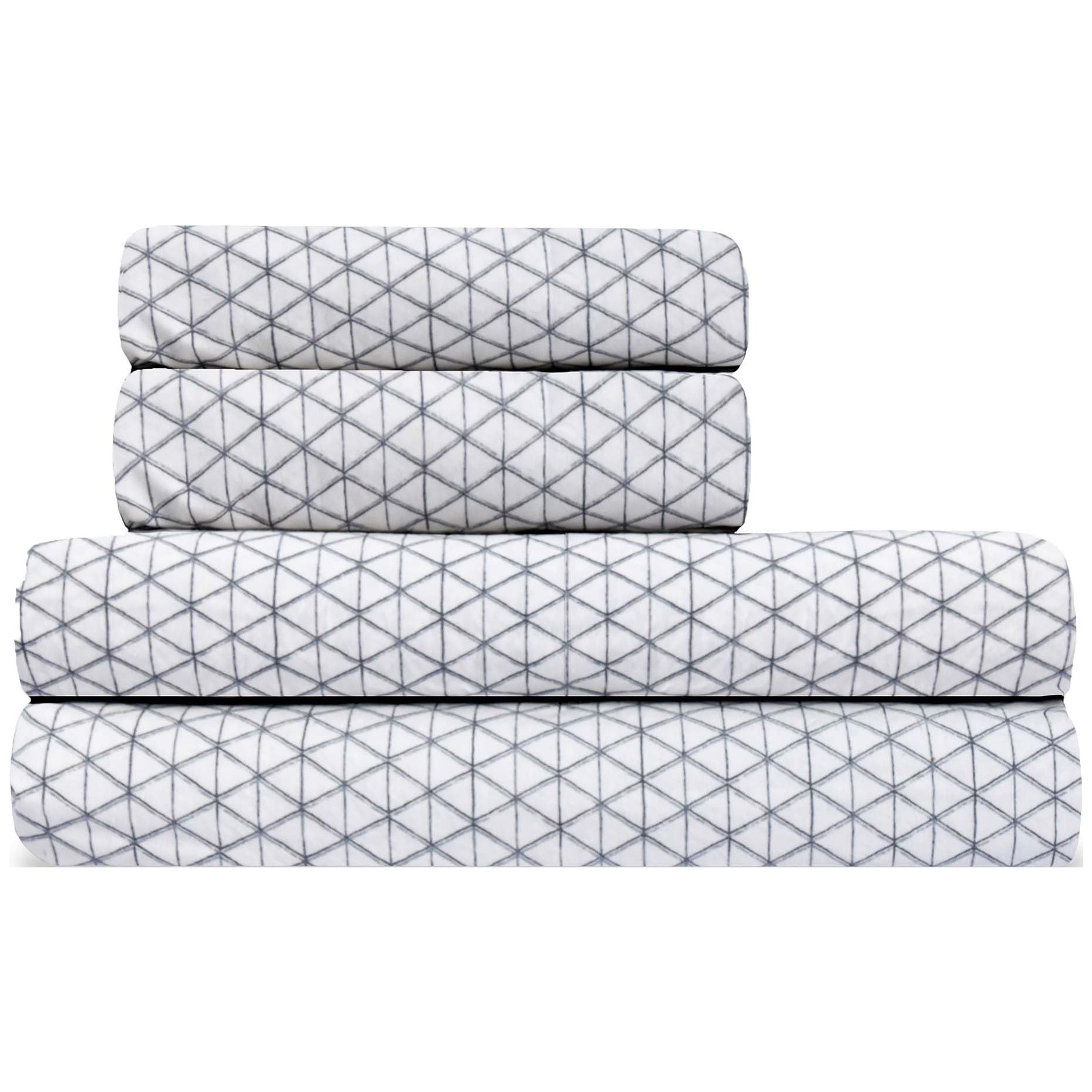 Full Charcoal Organic Cotton Microfiber Sheet Set