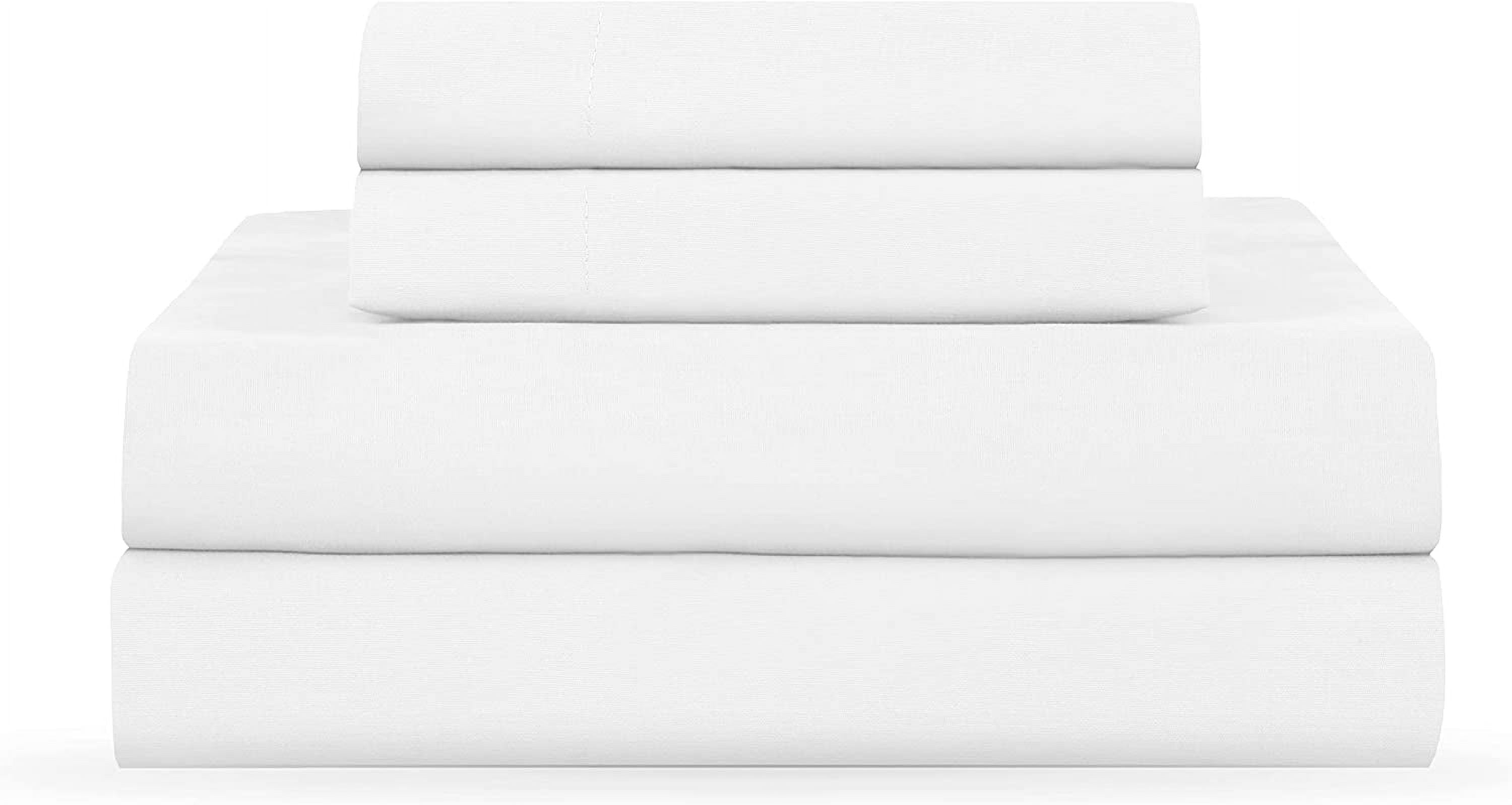 Full Size Navy Blue Polyester Percale Sheet Set