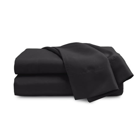Martex Easy Living 3-Piece Twin Microfiber Sheet Set | Brushed Soft Easy Care | Black