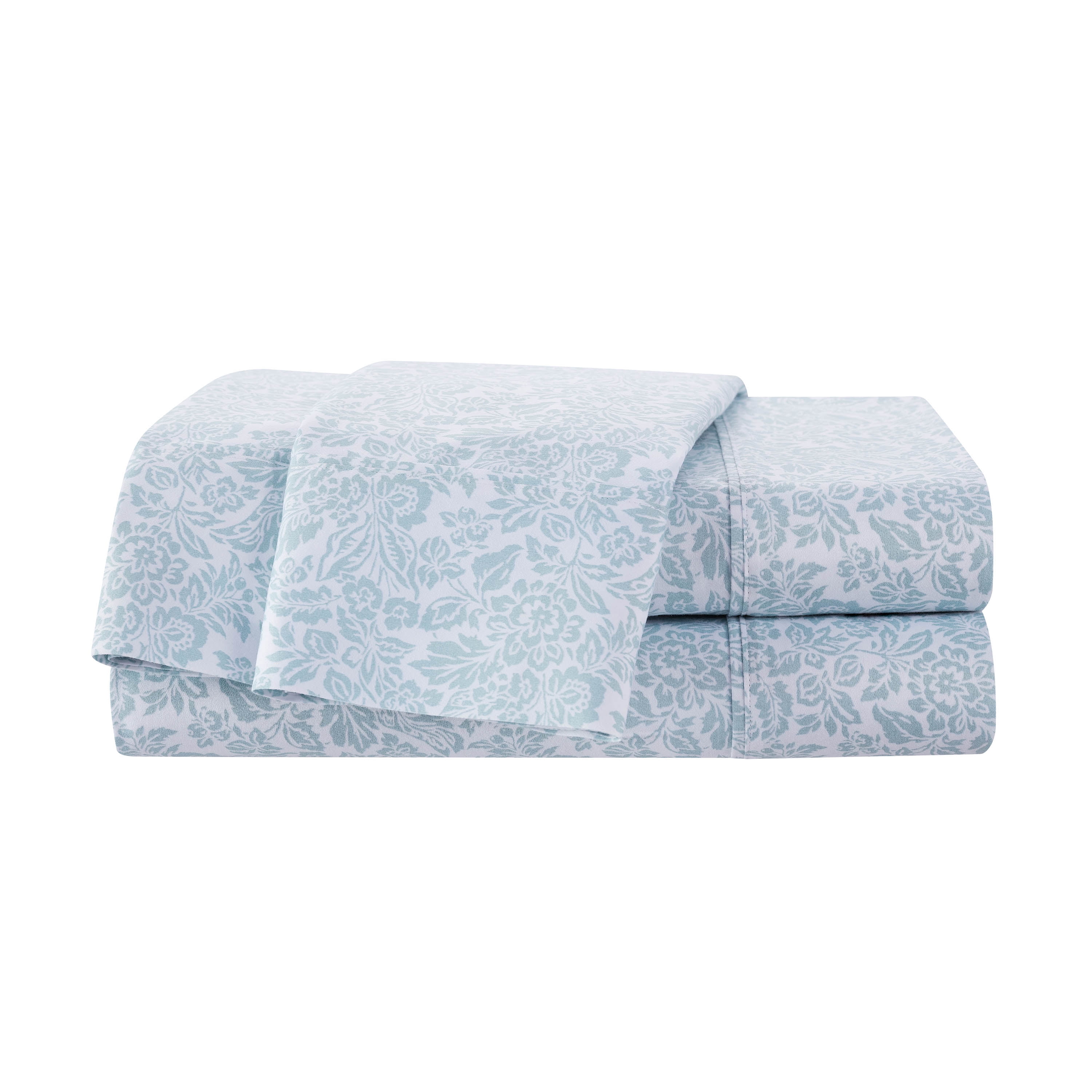 Martex 400 Thread Count Cotton Sateen Bed Sheet Set – Silky Soft – 4-Piece King – Teal