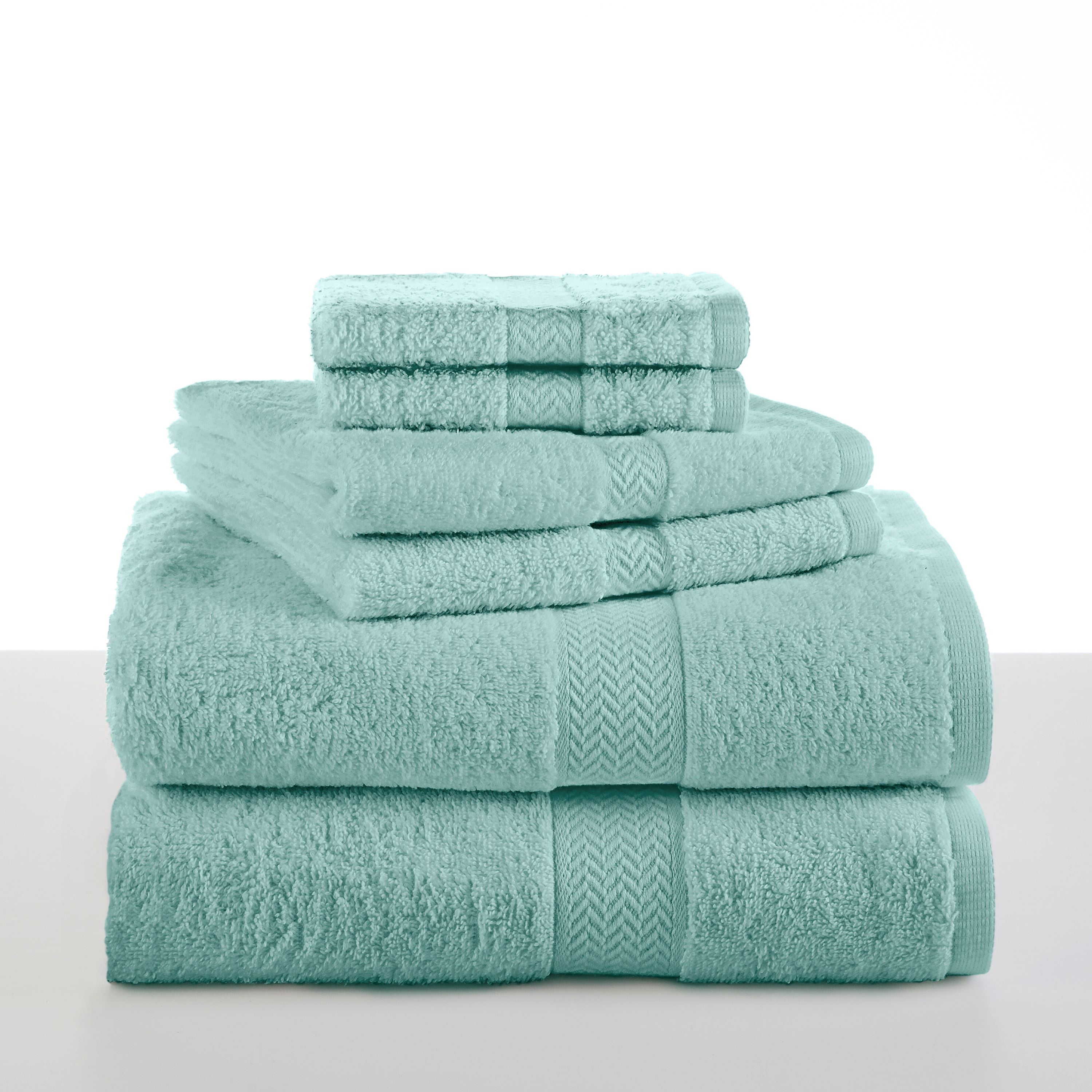 100% Cotton 500GSM Luxury Plain Dyed Towels Soft Absorbent