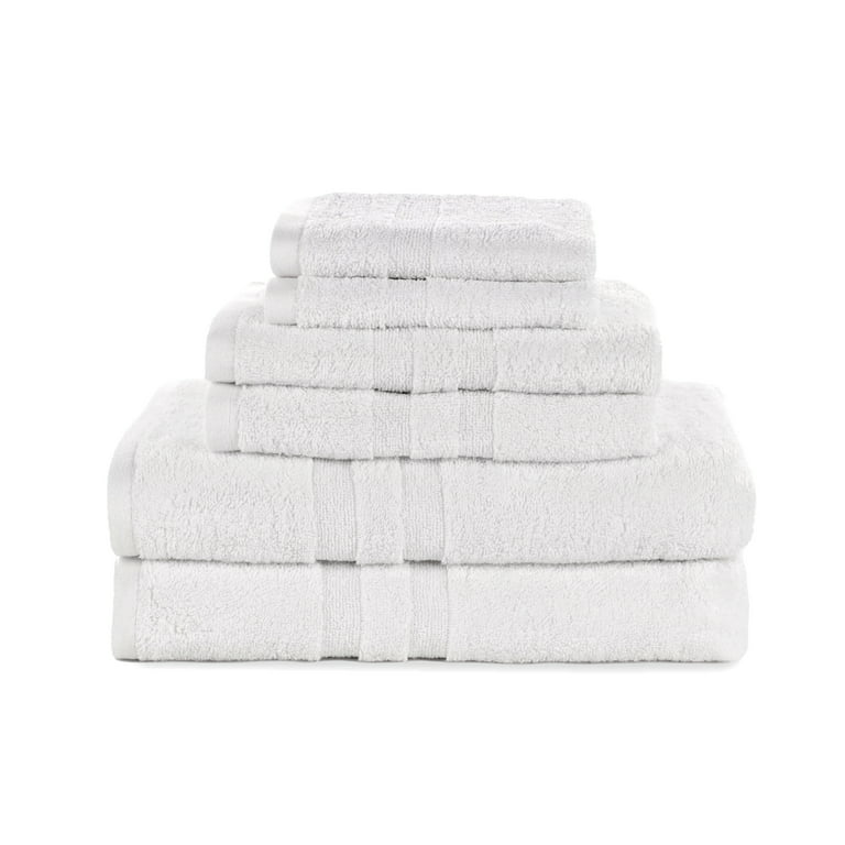Utopia Towels 8-Piece Premium Towel Set, 2 Bath Towels, 2 Hand Towels, and 4 Wash Cloths, 600 GSM 100% Ring Spun Cotton Highly Absorbent Towels for