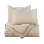 Martex Arcadia Dune Twin Comforter Set, Pebble, Lightweight, Reversible, 2-Pc