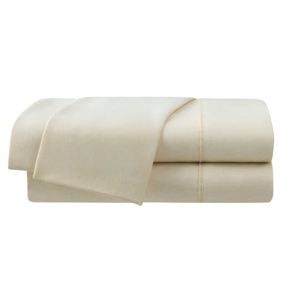Martex Arcadia Heather Herringbone Sheet Set, Full, Linen