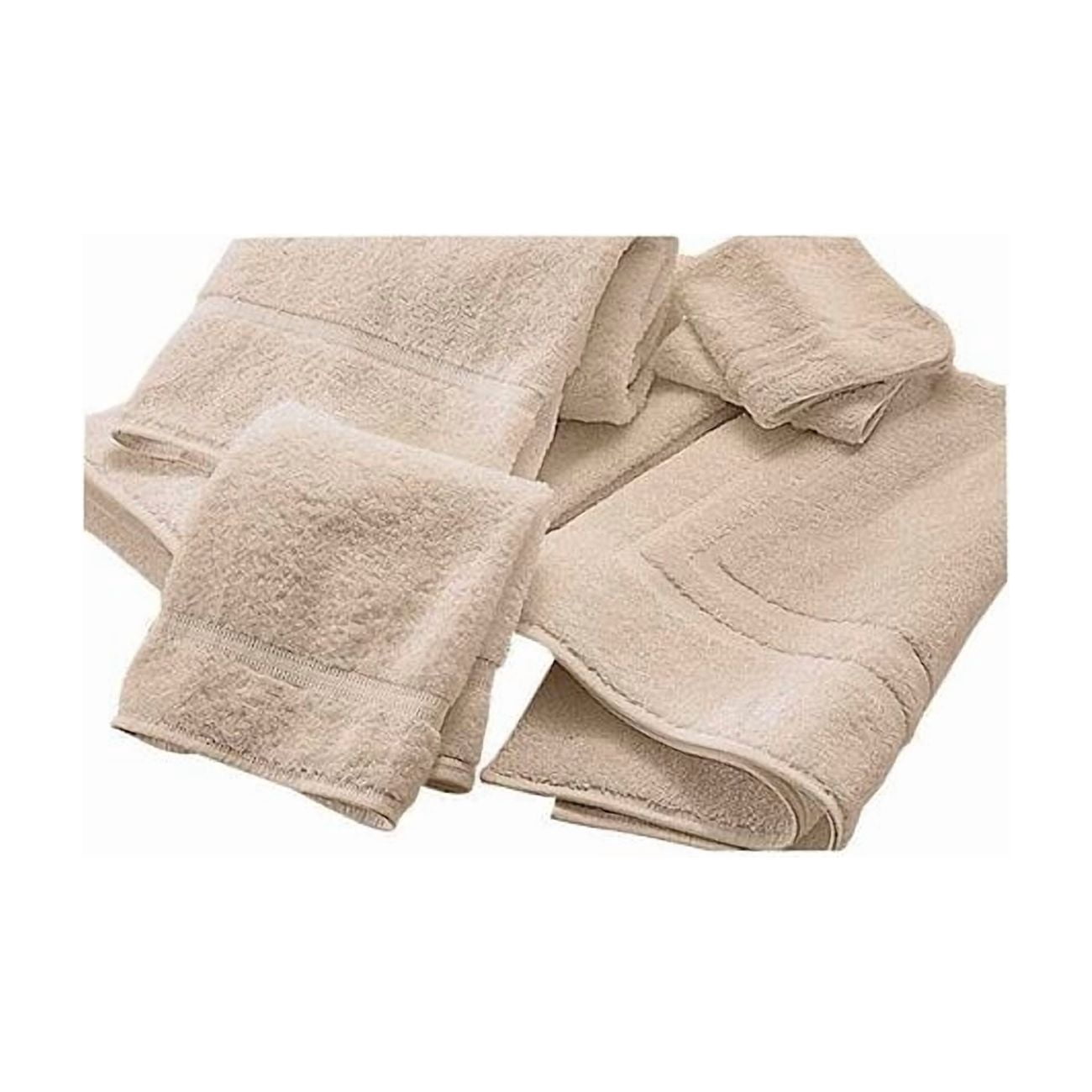Bath Mat,20 x 34 In,Ecru,PK12 7135403