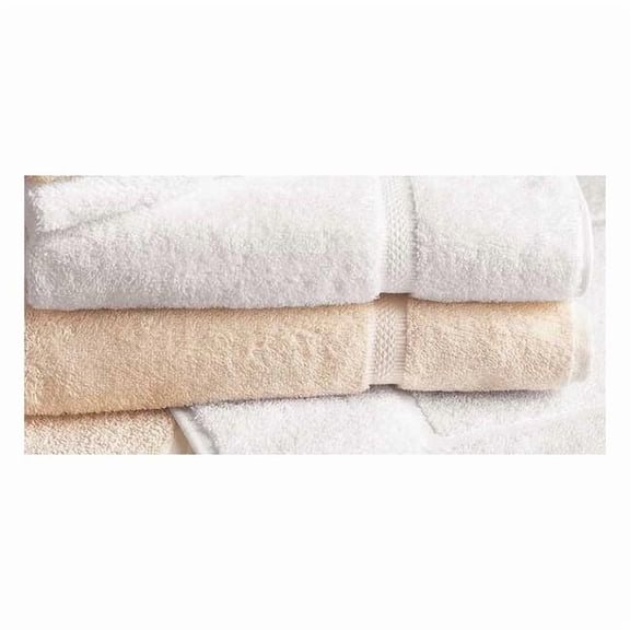 Bath Towel,Ecru,27x50,PK12 7135327